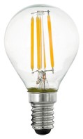 Eglo Led-Leuchtmittel GlüHbirne Lampe Birne Glas Transparent E14