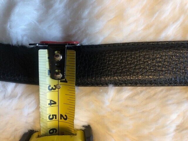 GUCCI 409417 Black Leather Thin Classic Double G GUCCI 409417 Black Leather Thin Classic Double G