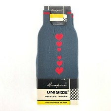 NOS VINTAGE Coopers Heart Stretch Socks Vintage USA Sportswear WI USA UNISIZE