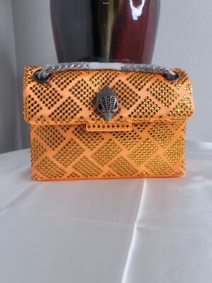 Mini Kensington Embellished Fabric Convertible Crossbody Bag KURT GEIGER  LONDON - Main Image