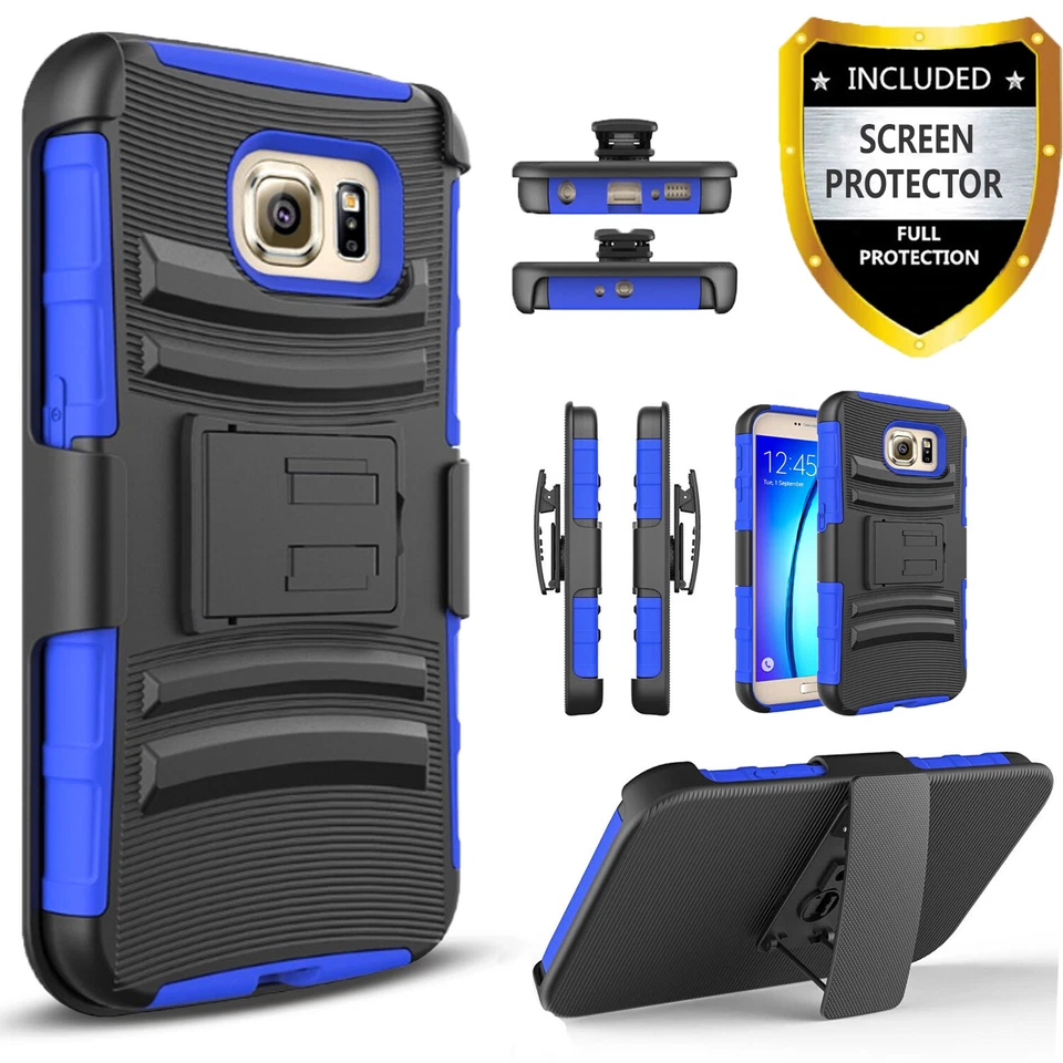 For Samsung Galaxy S6 Active Edge Plus Belt Clip Phone Case Cover - Image 3 of 4
