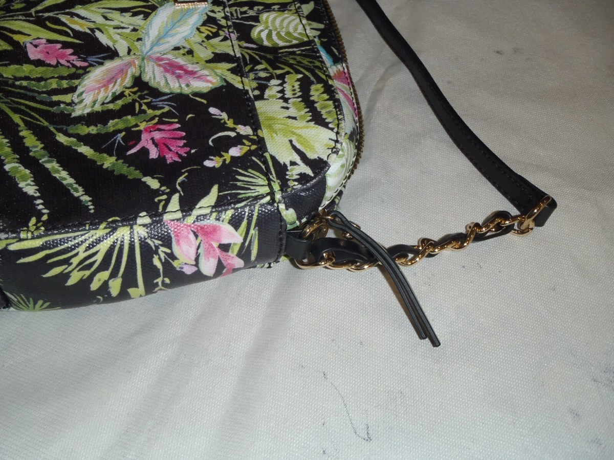 DENA DESIGNS TROPICAL PRINT & BLACK LEATHER BACKPACK Black Friday Fashion Deals at Banana Republic | TikTok main image 4