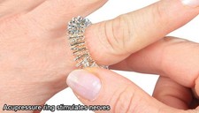 Acupressure Sujok Su-Jok Pain Therapy Finger Massagers Circulation Rings 4 Pk