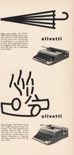 1958 Olivetti Typewriters: Eager Easy Travellers Vintage Print Ad
