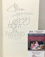 Product Image: Last Night in Twisted River by John Irving SIGNED JSA/COA Authentication 1st Ed