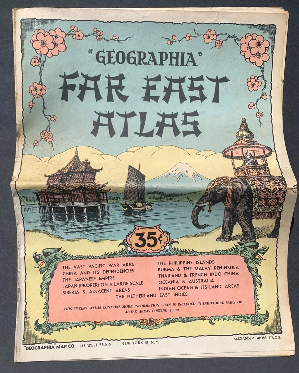 古色古香的亚洲地图及地图册日本1940-1949 日期范围| eBay