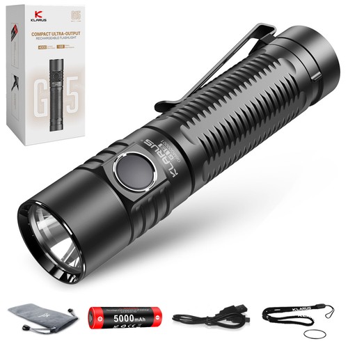 Lampe de poche rechargeable KLARUS G15 4200 lumens DEL lumineuse USB torche IPX8 - Photo 1 sur 4