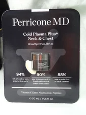 Perricone MD Cold Plasma Plus+ Neck & Chest 1 Oz / 30 ml - SPF 25,New In Package