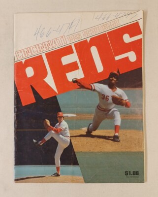 Cincinnati Reds 1983 Scorebook Program Vintage Baseball MLB Souvenir | eBay