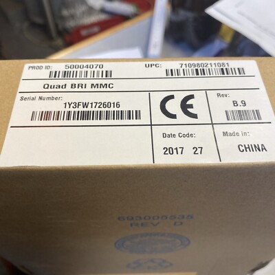Mitel 50004070 Quad BRI MMC Controller Module