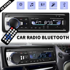 Bluetooth Car Radio Player Stereo Audio In-Dash FM Aux Input Receiver SD MP3