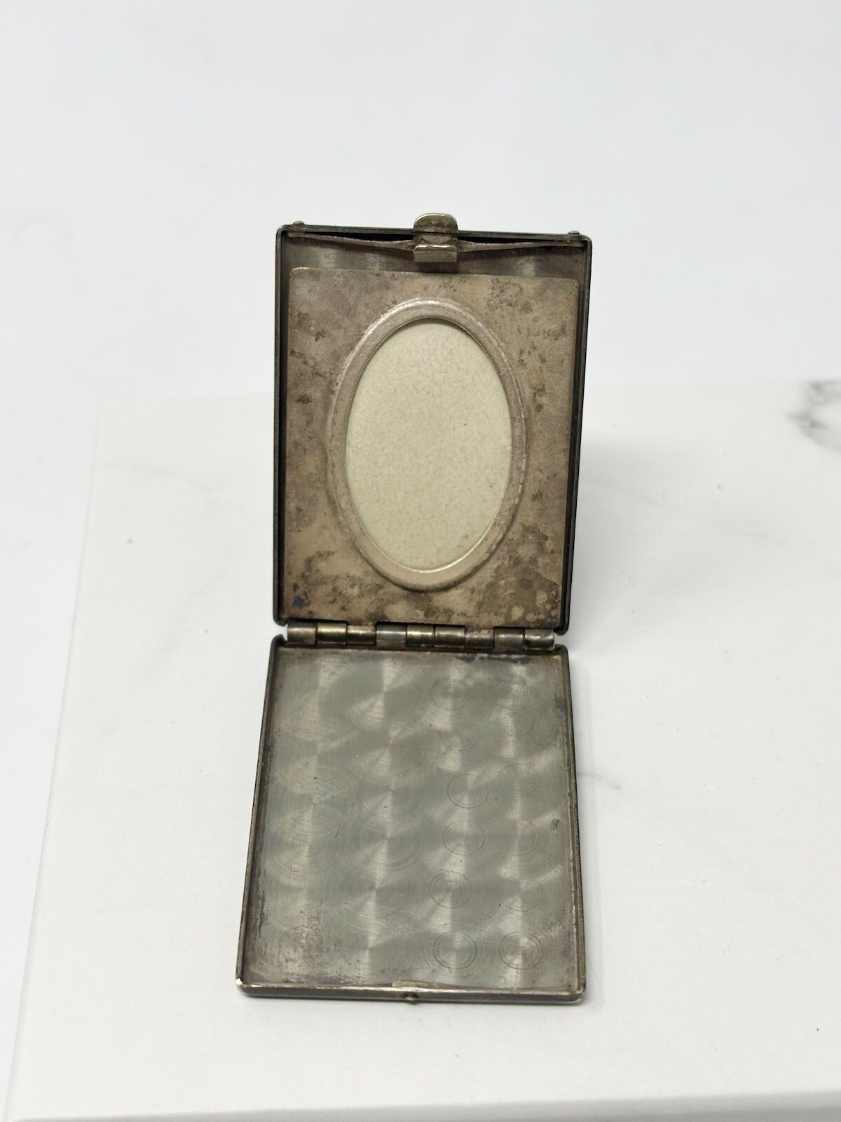 Vintage/antique Large Rectangular Double Locket P… - image 4