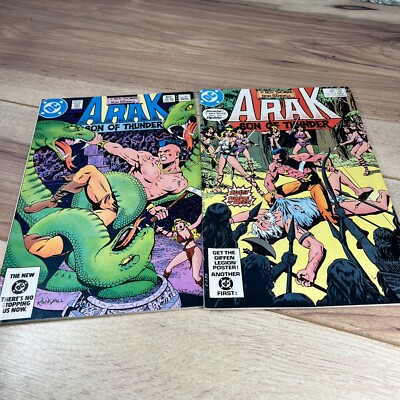 Arak Son of Thunder Comic Book  #27 & #28 DC Comics / Both Excellent !