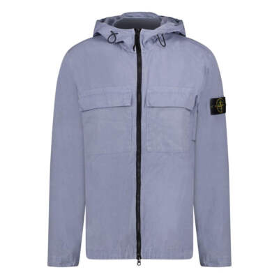 Stone Island Two Pocket Overshirt Light Blue