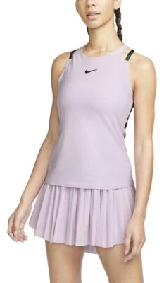 NWT NikeCourt Dri-FIT Advantage Women's Tennis Tank Top Shirt (Doll) DD8761-530