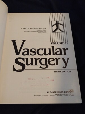 Rutherford Vascular Surgery - VOL 1&2 Set - 3rd Edition Hardcover