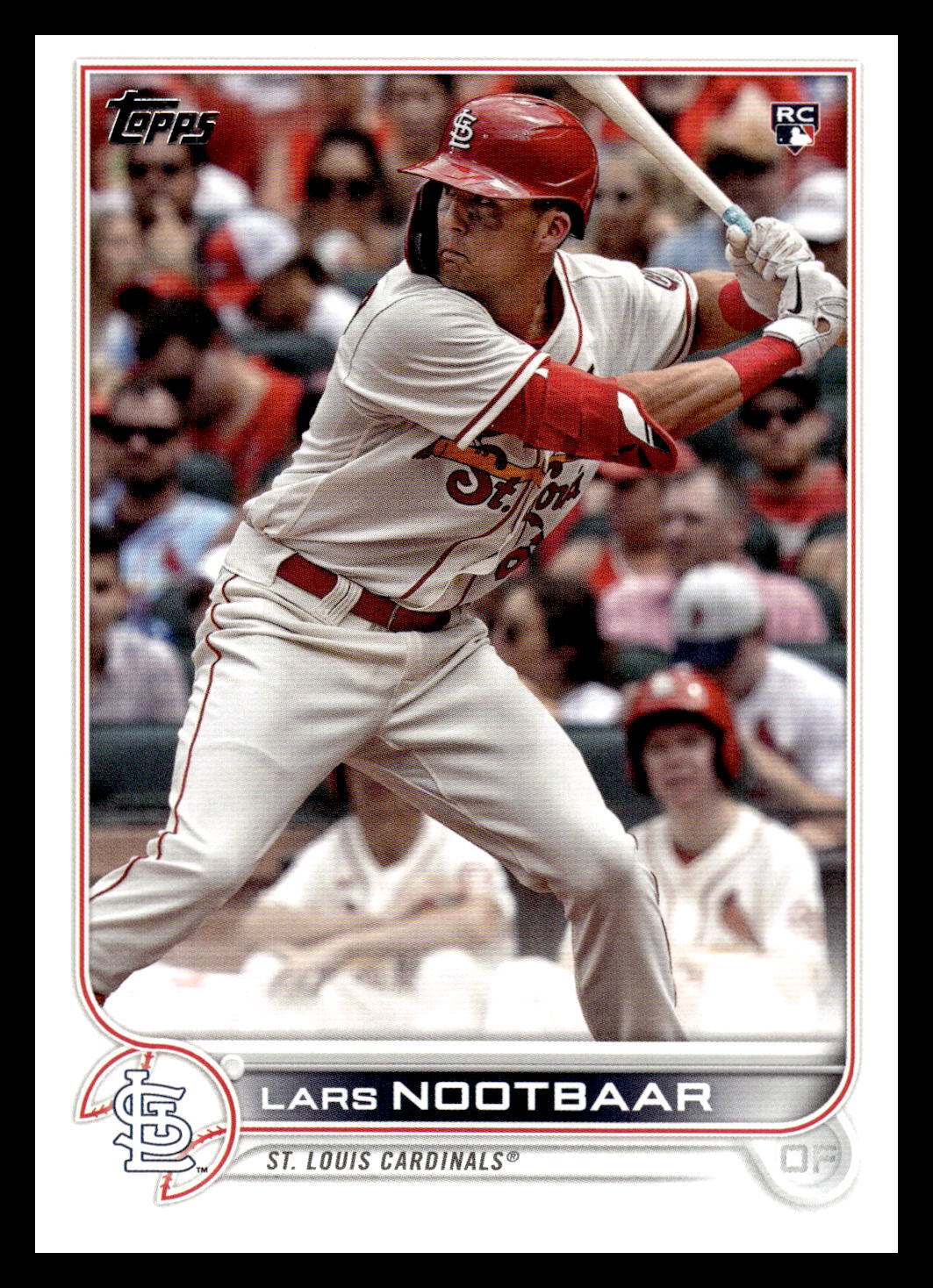 2022 Topps #58 Lars Nootbaar St. Louis Cardinals RC Baseball NM