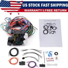 Fit 1955 -1959 Chevy Chevrolet Street Rod 12 Circuit Wiring Harness Wire Kit