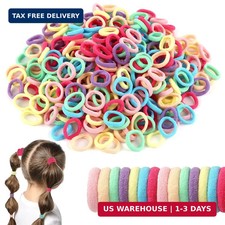 500 PCS Toddler Hair Ties, Kids Hair Ties, Baby Colorful Hair Accessories for Gi