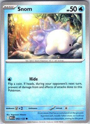 Snom 042/132 Common ME01: Mega Evolution Pokemon NM