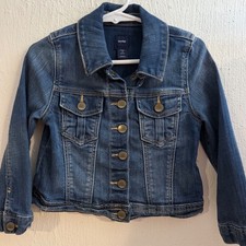 babyGap 1969 Toddler Denim Trucker Jacket Medium Wash Blue Jean Jacket Size 3T