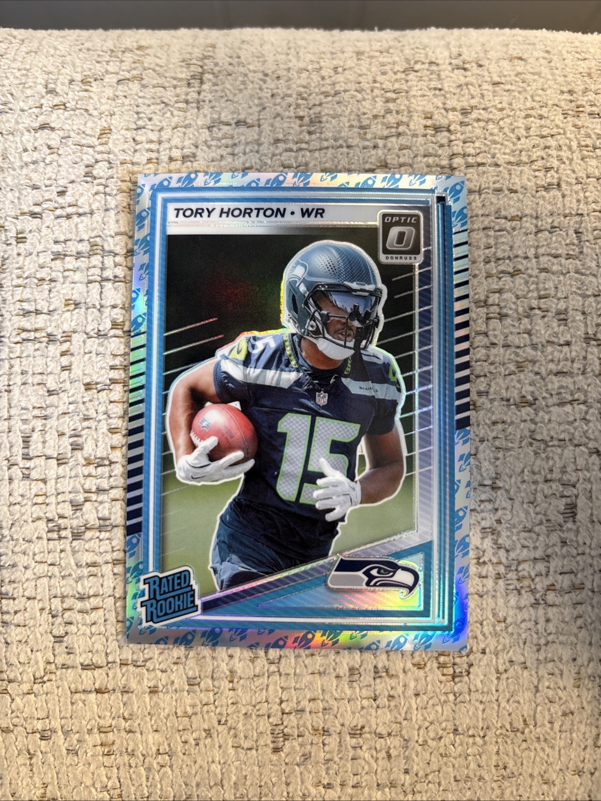 2025 Donruss Optic Tory Horton Rated Rookie Rocket Emoji SSP Seahawks #295