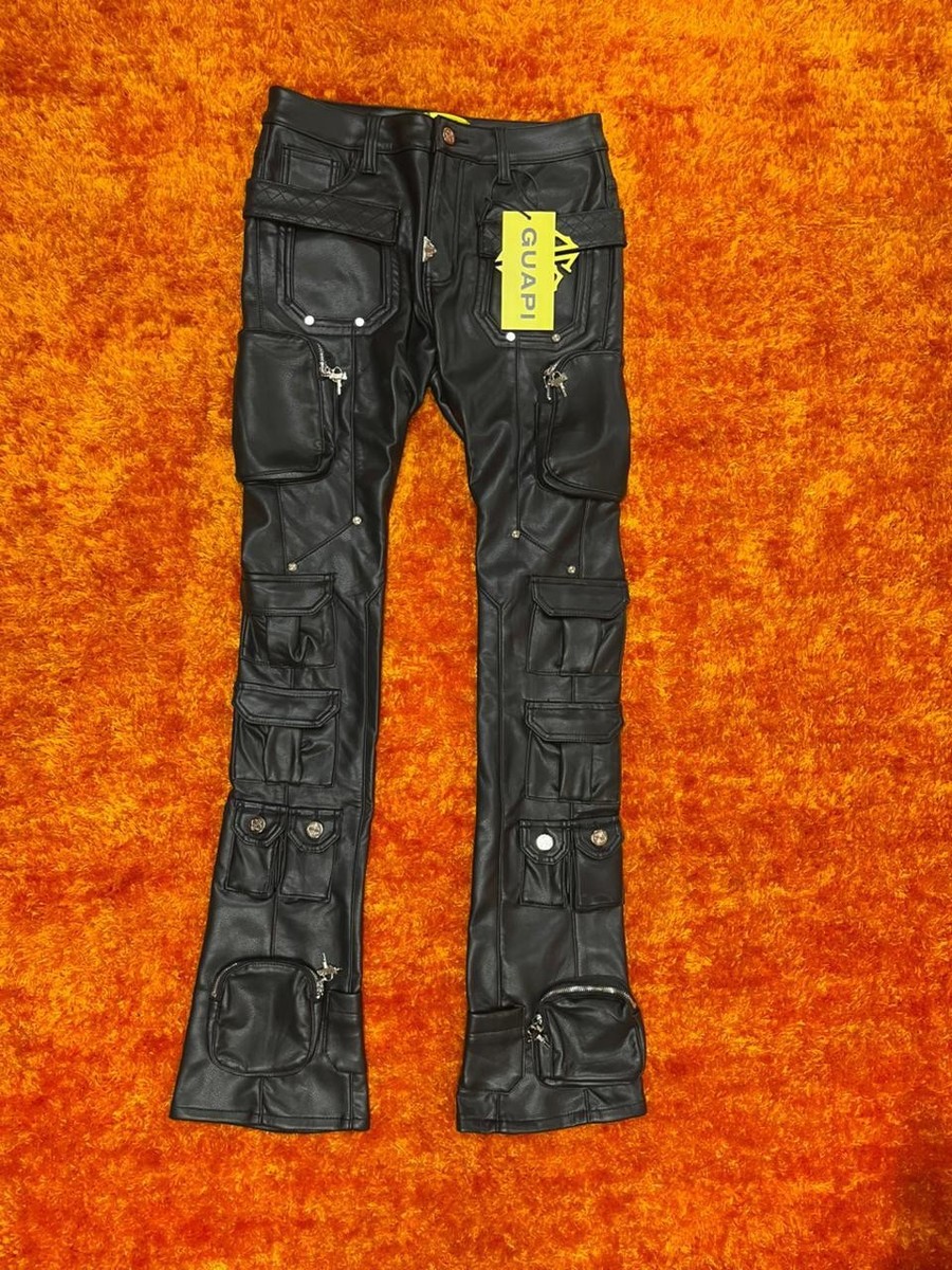 Black GUAPI leather men