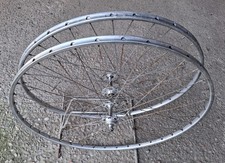 Coppia Ruote Bici Corsa 28" Cerchi NISI Mozzi I.M. 36 Raggi Eroica Vintage 120mm