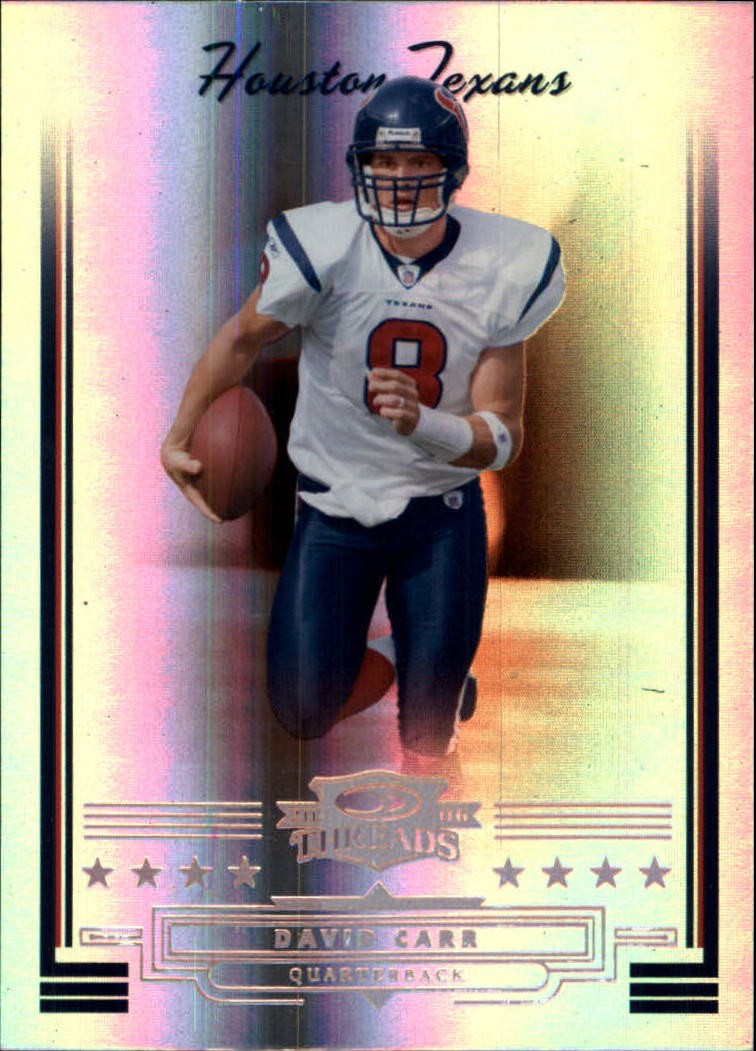 2006 Donruss Threads Bronze Holofoil #47 David Carr /250 - FB