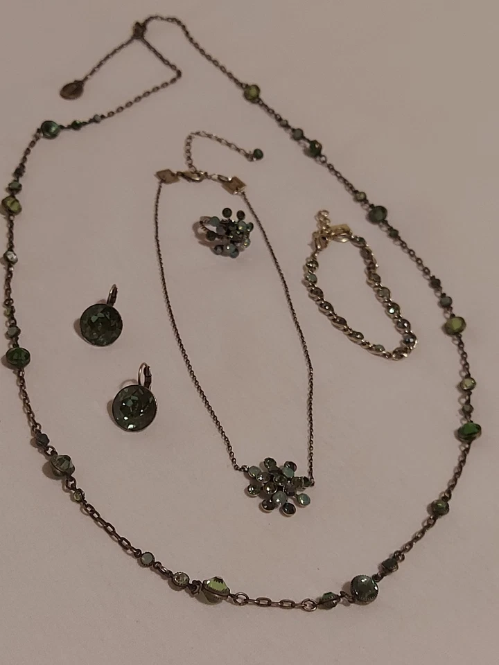 Konplott Schmuckset, Magic Fireball, Ketten,Armband, Ohrringe Ring in Blautönen