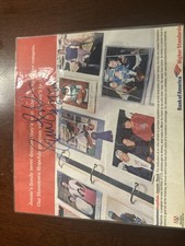 Jennie Finch Autographed Newspaper Ad. Team USA