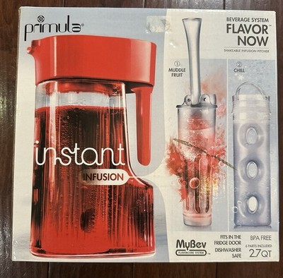 Primula Flavor Now Beverage System Instant Infusion 2.7qt New