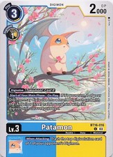 bt16 card list digimon Patamon [BT16-016] [Beginning Observer] Digimon TCG BT-16 Singles, Toys