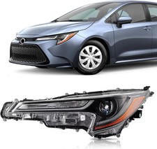 Headlight with LED DRL Compatible with 2020 2021 2022 Toyota Corolla L LE, Left