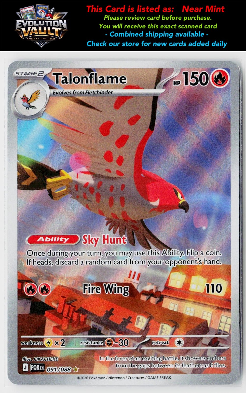 ME03: Perfect Order #091/088 Talonflame