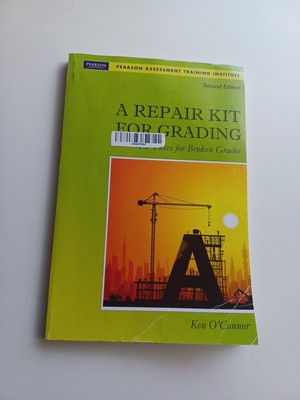 Repair Kit for Grading 2nd Edition by Ken O'Connor Cd Rom