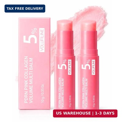 PDRN Pink Collagen Volume Multi Balm Stick - Collagen Wrinkle Stick Face & Body