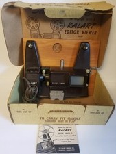 Vintage KALART editor viewer eight 8mm movie viewer film splicer model EV-8 DS