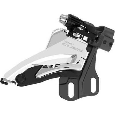 Shimano FD-U6000-E CUES double front derailleur 10/11-speed, E-Type mount, side 