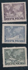 (poland)1949 Sc 457/9 UPU,set MNH,80zt top RC (MH)  x312