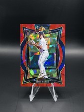 2025 Panini Select Bryce Rainer Red Cracked Ice /299 #52 Detroit Tigers Prospect