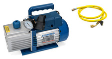 POMPA VUOTO CONDIZIONATORE BISTADIO 127 LT/MIN 2 STADI + FRUSTA RUBINETTO + OLIO