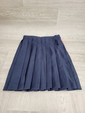 NWT French Toast Girls Size 12 Navy Blue Pleated School Uniform Skirt