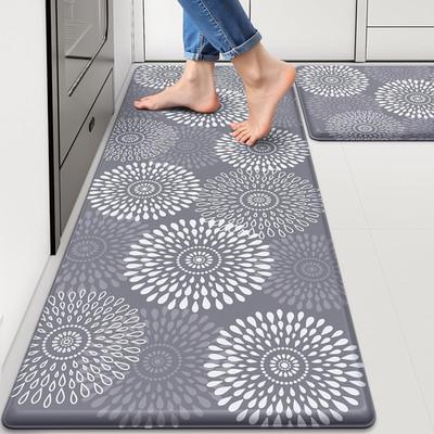 Kitchen Mats for Floor,Cushioned Rug Anti-Fatigue Mats for Kitchen Decor Accesso