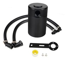 Upgraded Baffled Oil Catch Can Oil Separator Kit Aluminum With NBR HOSE