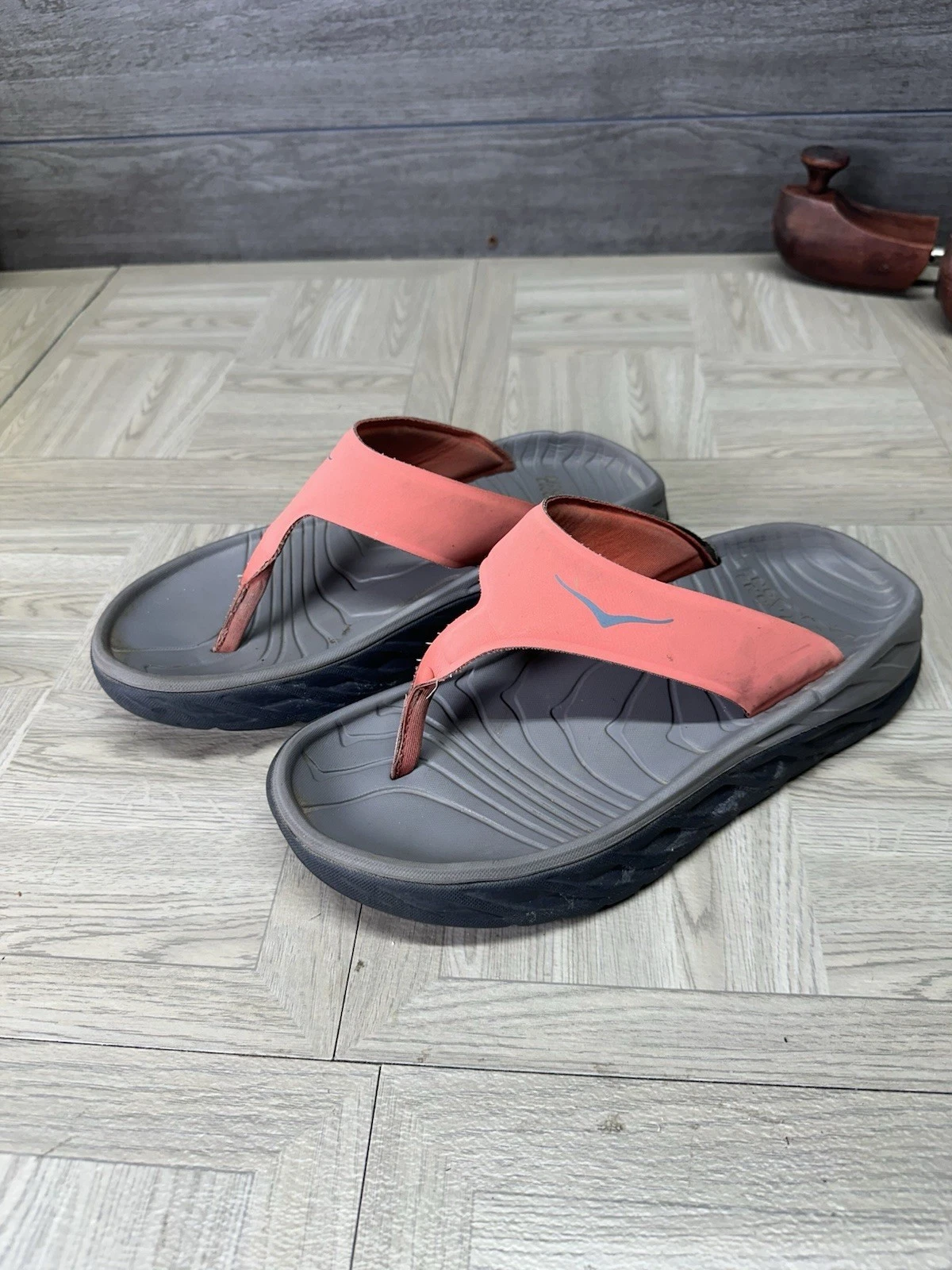 HOKA ONE ONE Infradito Hoka One Ora Recupero Slide On Unisex Donna 9 Uomo 7 Grigio Rosa