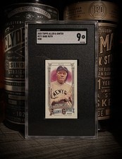 George Herman Babe Ruth SGC 9 MINT 2025 Topps Allen Ginter Mini Image Variation