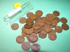 1937 D LINCOLN WHEAT CENT PENNY ROLL. A Grade of XF - AU with a Good Eye Appeal
