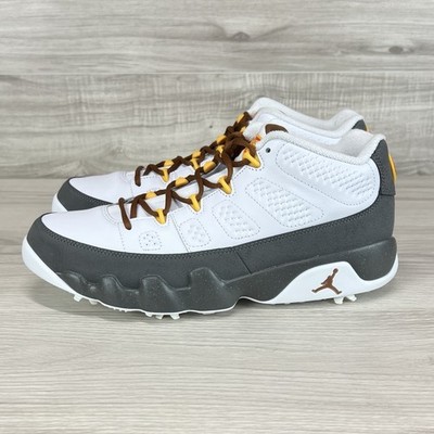 Nike Air Jordan 9 G Golf Nrg U24 White-University Gold FN6931-100