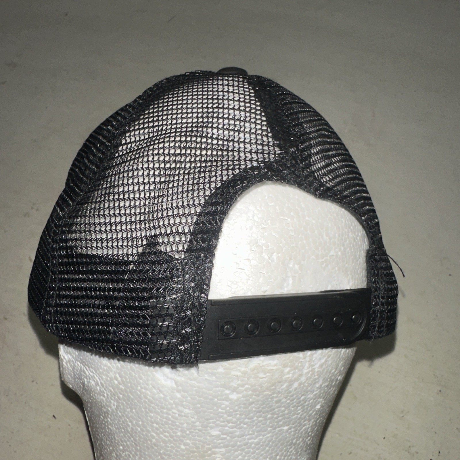 Gothic Letter M Hat Cap Snapback Solid All Black … - image 6